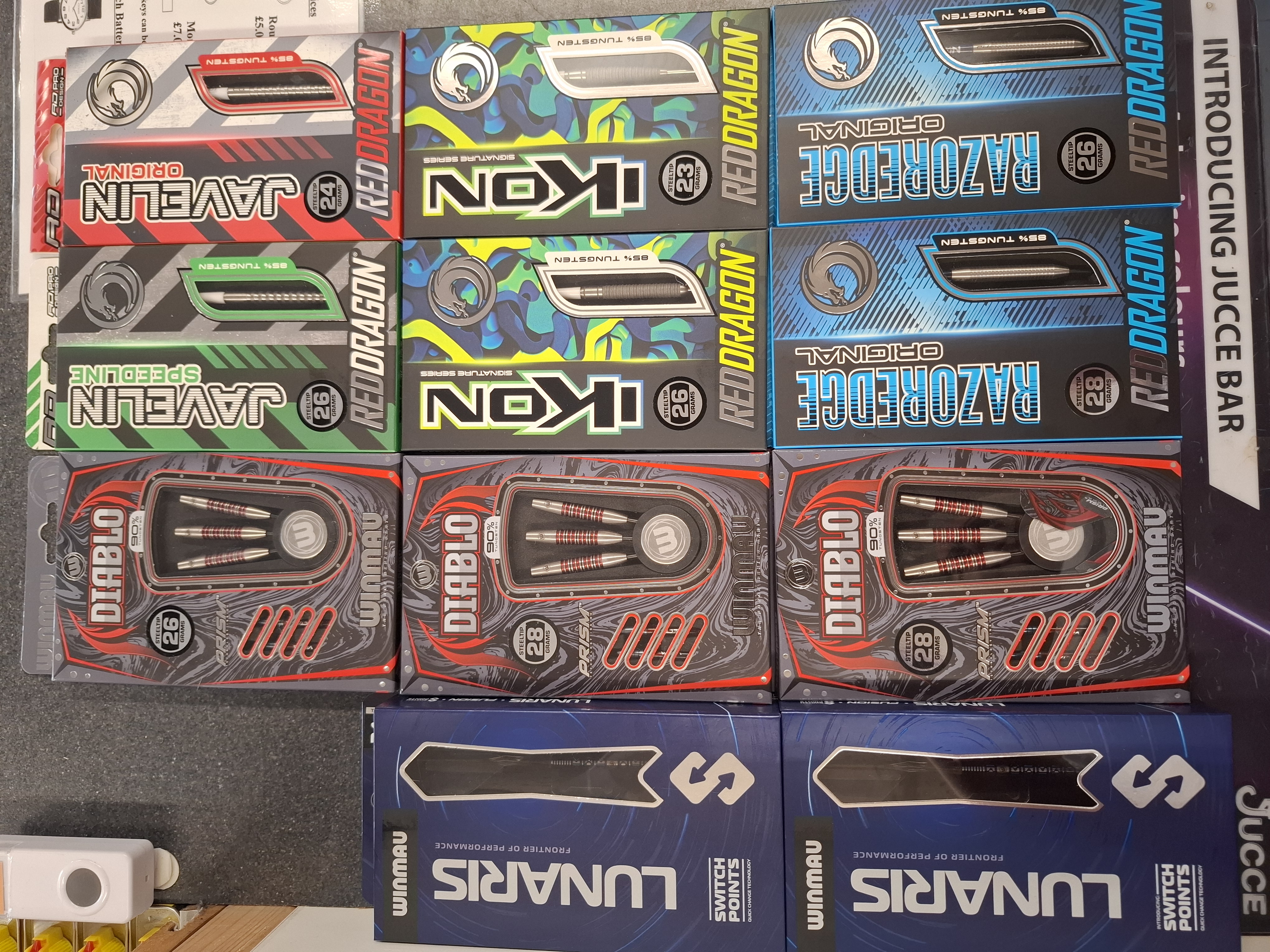 Winmau darts and accessories