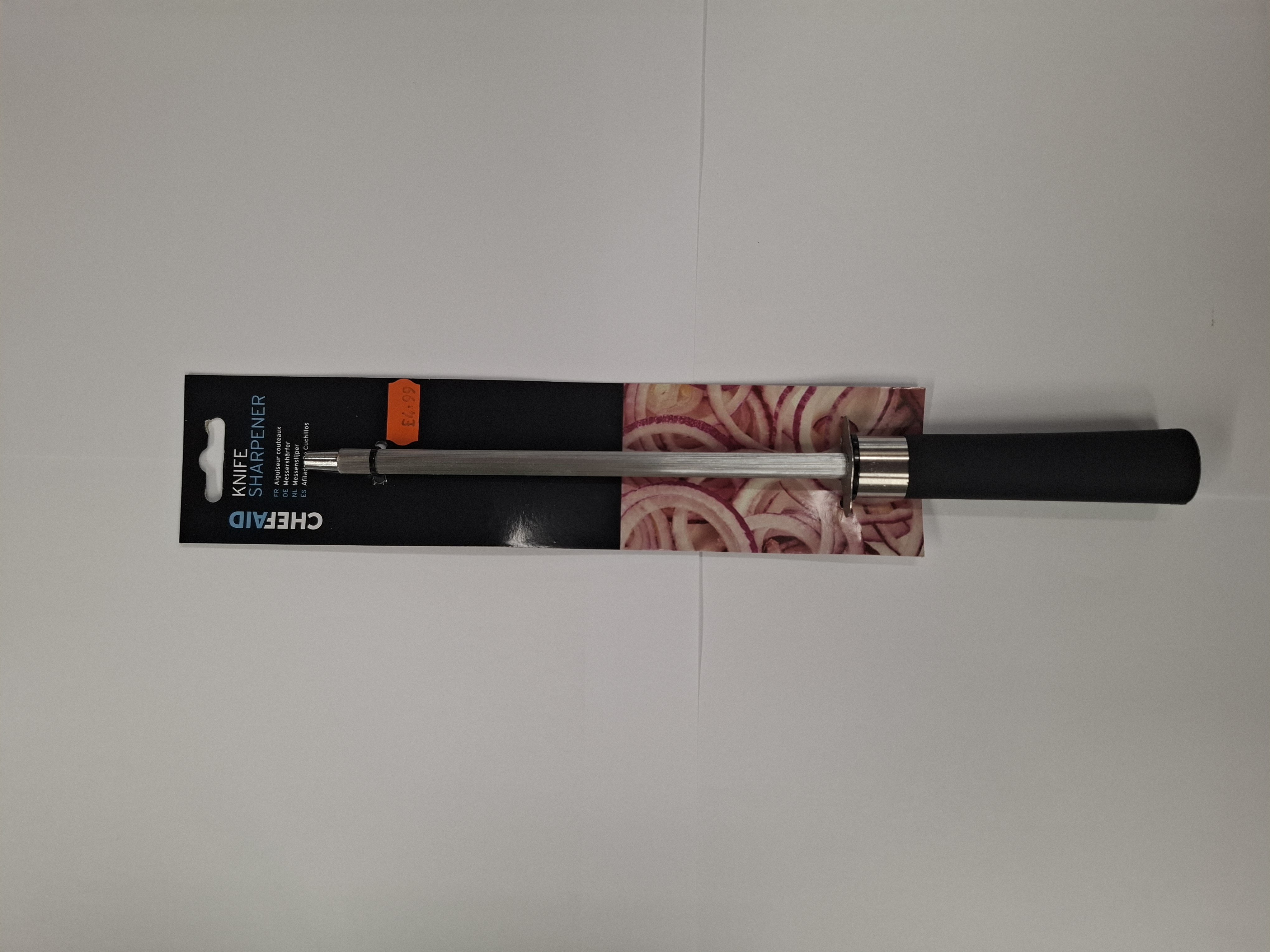 Chef Aid Knife Sharpener with Soft Grip Handle